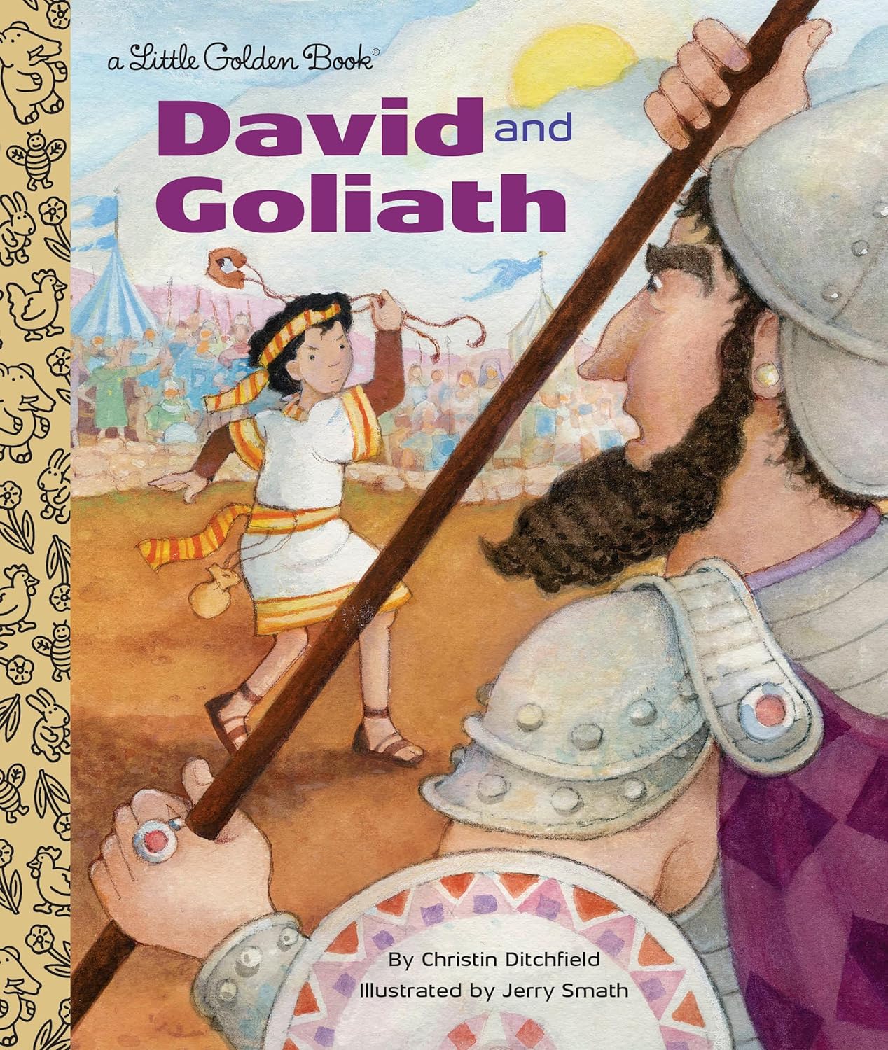 David and Goliath (Little Golden Book)-0