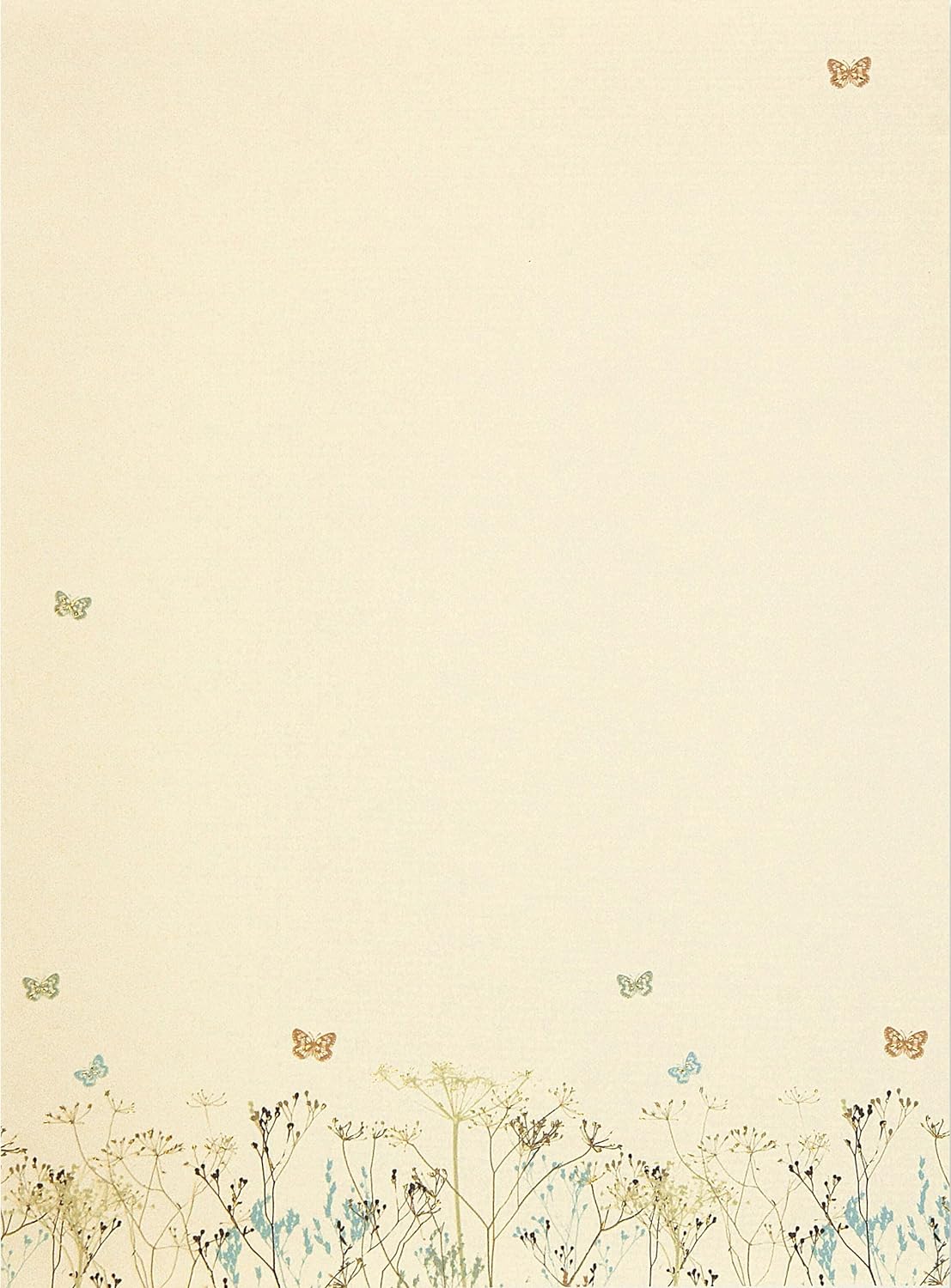 Butterflies: Letter-perfect Stationery (Letter-perfect Stationery Series)-0