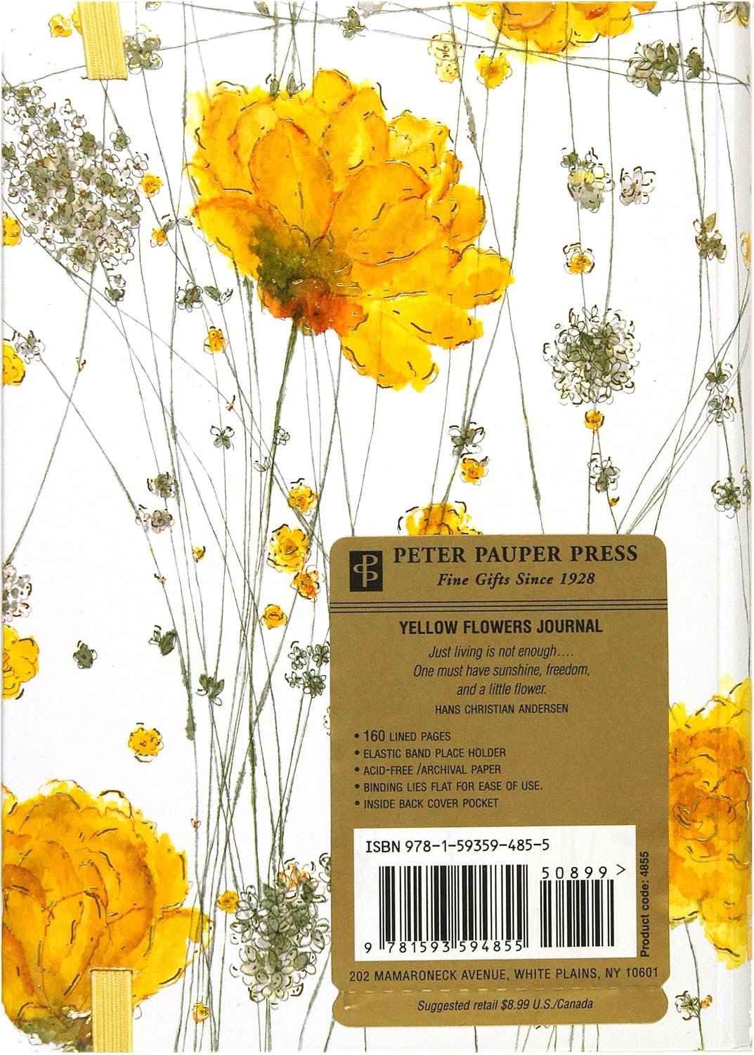 Yellow Flowers Journal (Diary, Notebook)-1