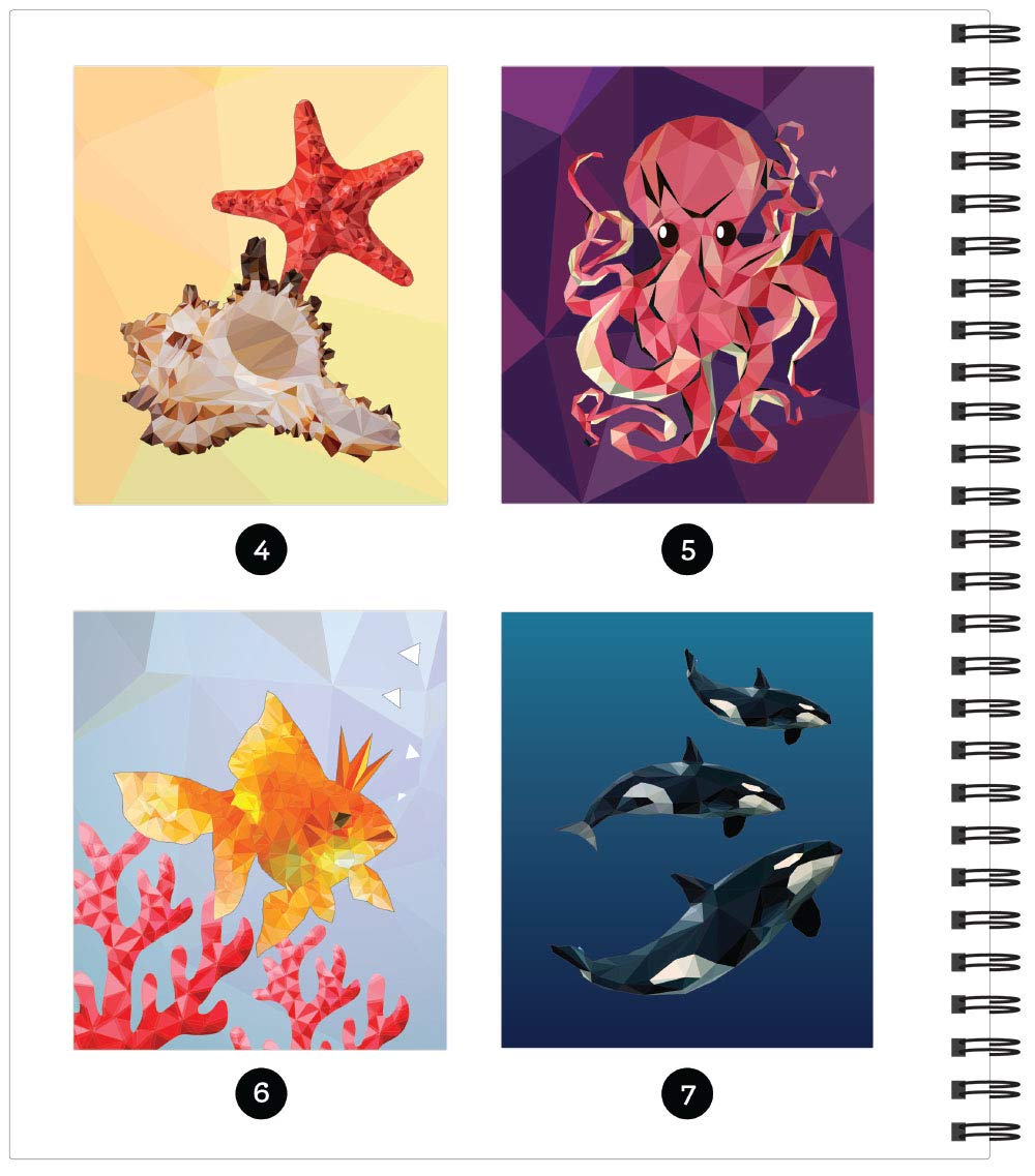 Brain Games - Sticker by Number: Ocean Treasures-3