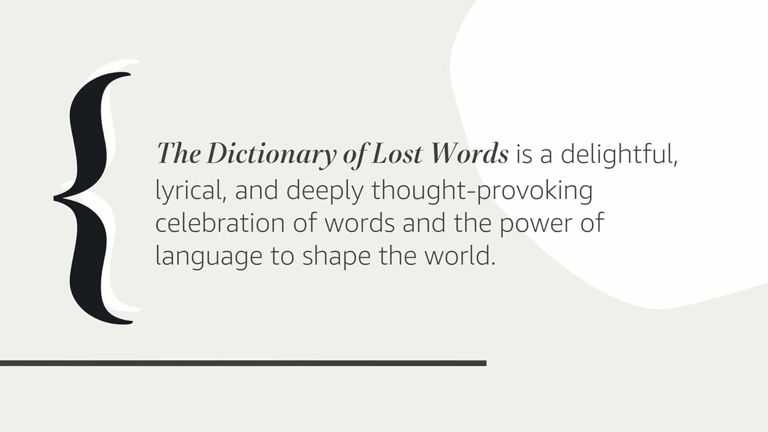 The Dictionary of Lost Words: Reese's Book Club: A Novel-1