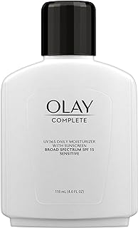 Olay Face Moisturizer, Complete All Day Moisturizer With Sunscreen Broad Spectrum SPF 15 - Sensitive, 4 fl. Oz, 1 unit