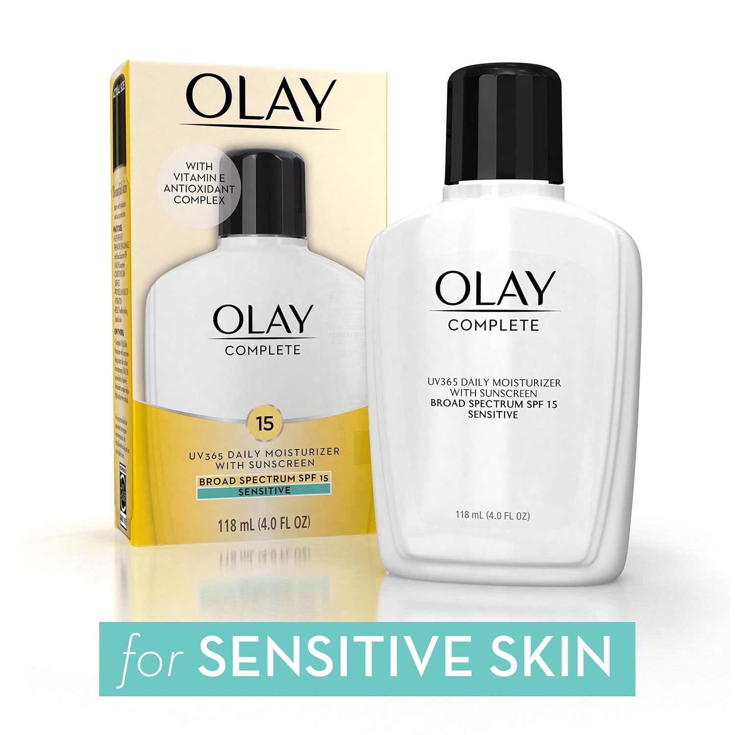 Olay Face Moisturizer, Complete All Day Moisturizer With Sunscreen Broad Spectrum SPF 15 - Sensitive, 4 fl. Oz, 1 unit-6