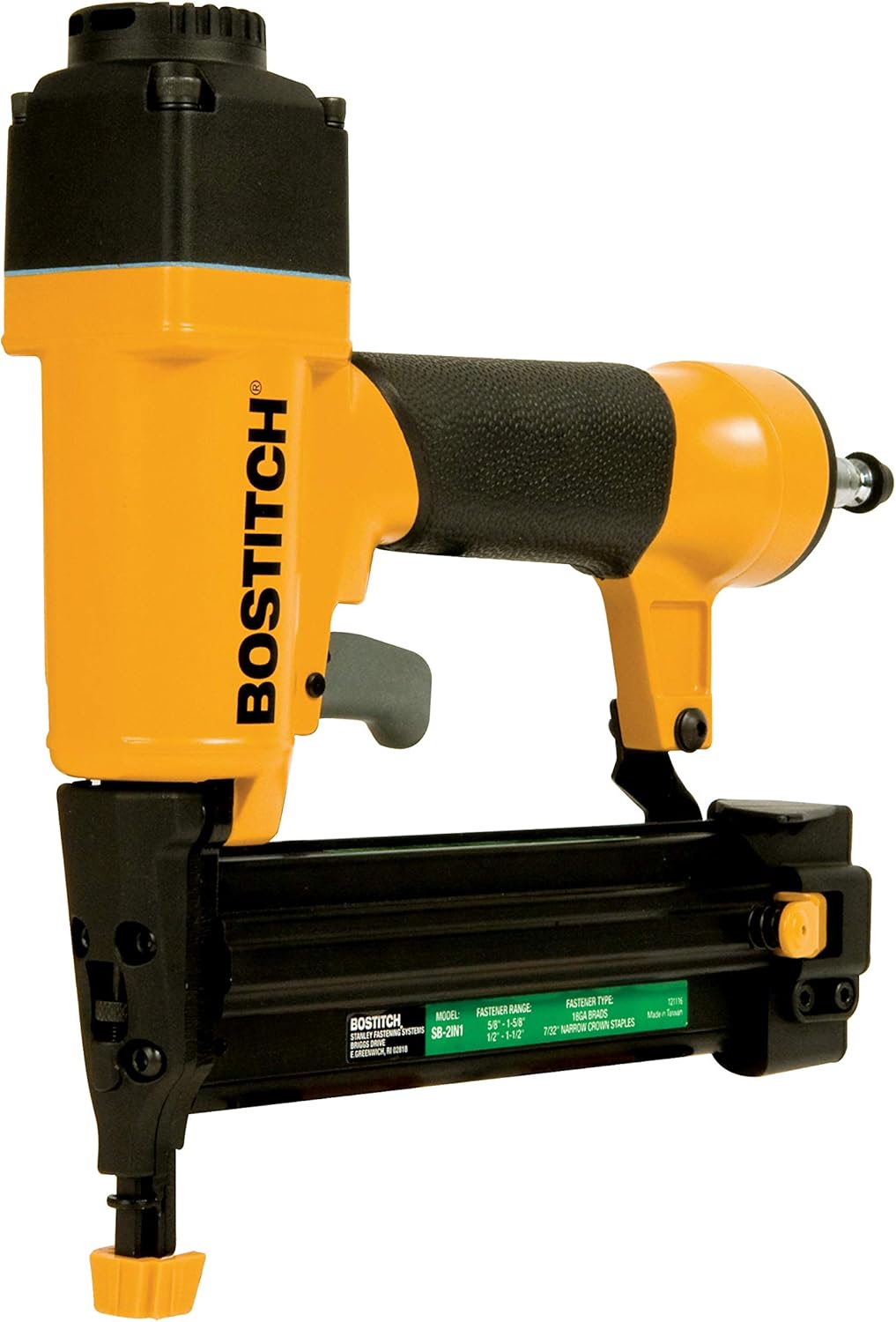 BOSTITCH Brad Nailer 18 Gauge/Narrow Crown Stapler, 2-in-1 (SB-2IN1)-2