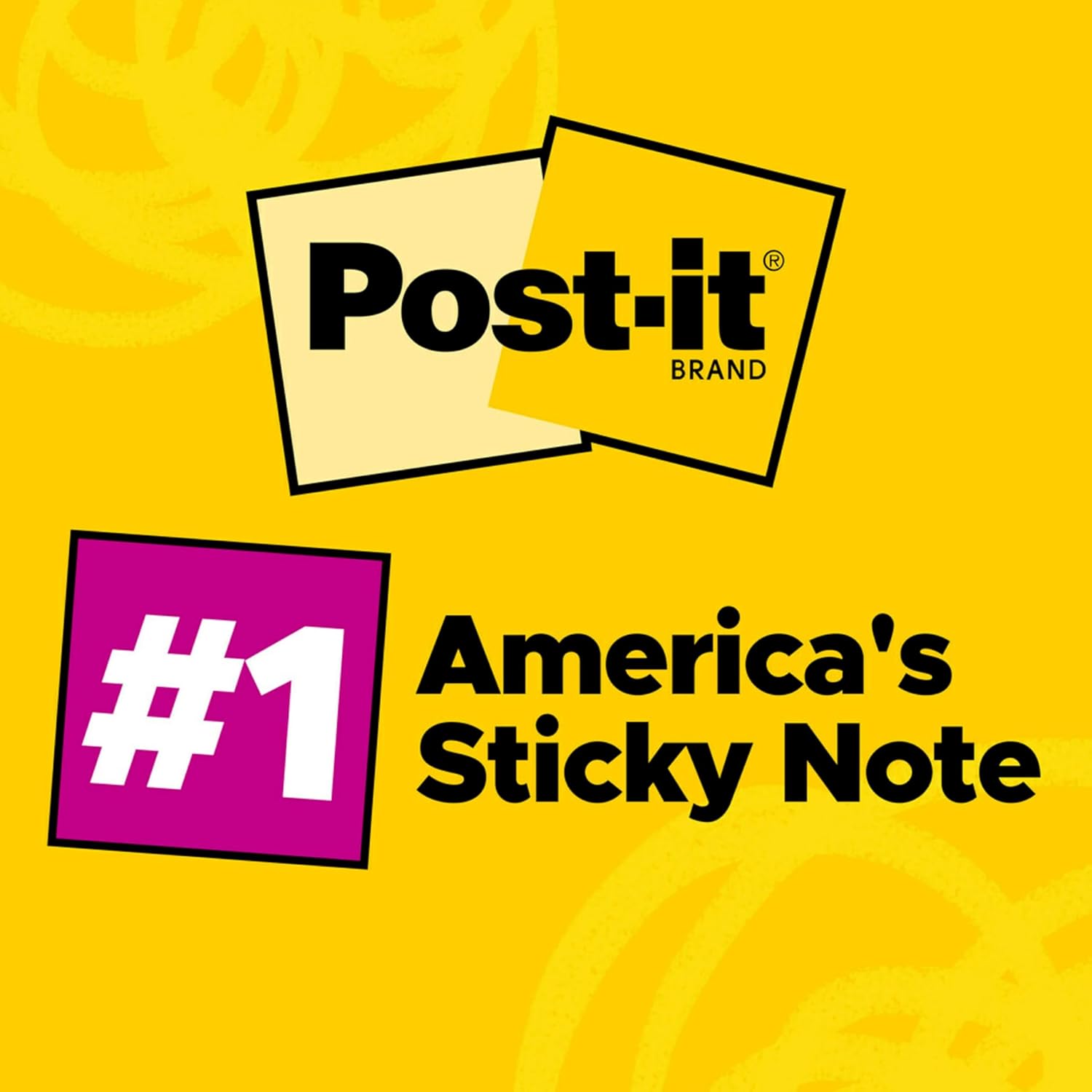 Post-it Notes, 12 Sticky Note Pads, 3 in. x 3 in., School Supplies and Office Products, Easy to Reposition Memo Pads Set, Great for Books and Paper, Canary Yellow-2