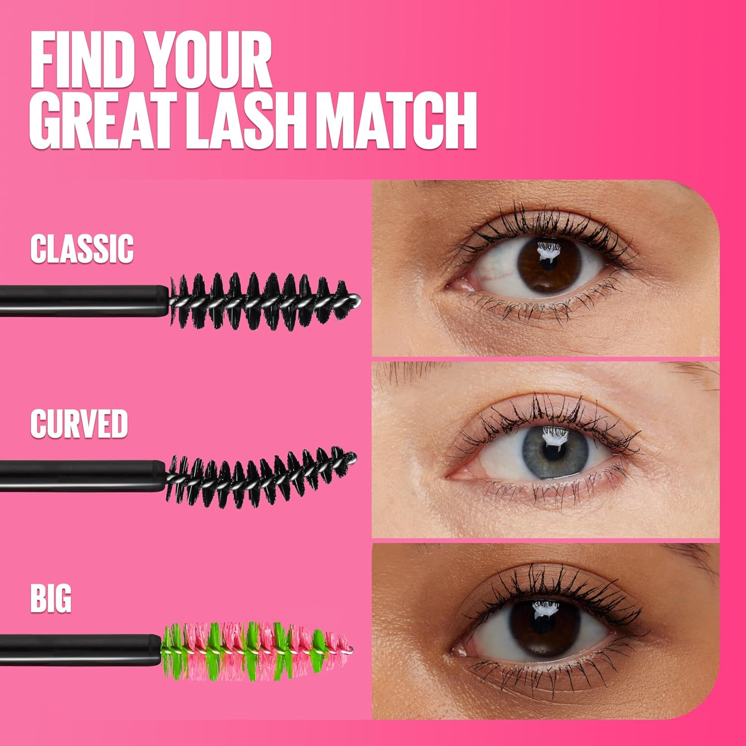 Maybelline Great Lash Washable Mascara Makeup, Volumizing Lash-Doubling Formula That Conditions As It Thickens, Blackest Black, 1 Count-5