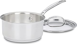 Cuisinart 1.5 Quart Saucepan w/Cover, Chef's Classic Stainless Steel Cookware Collection, 719-16