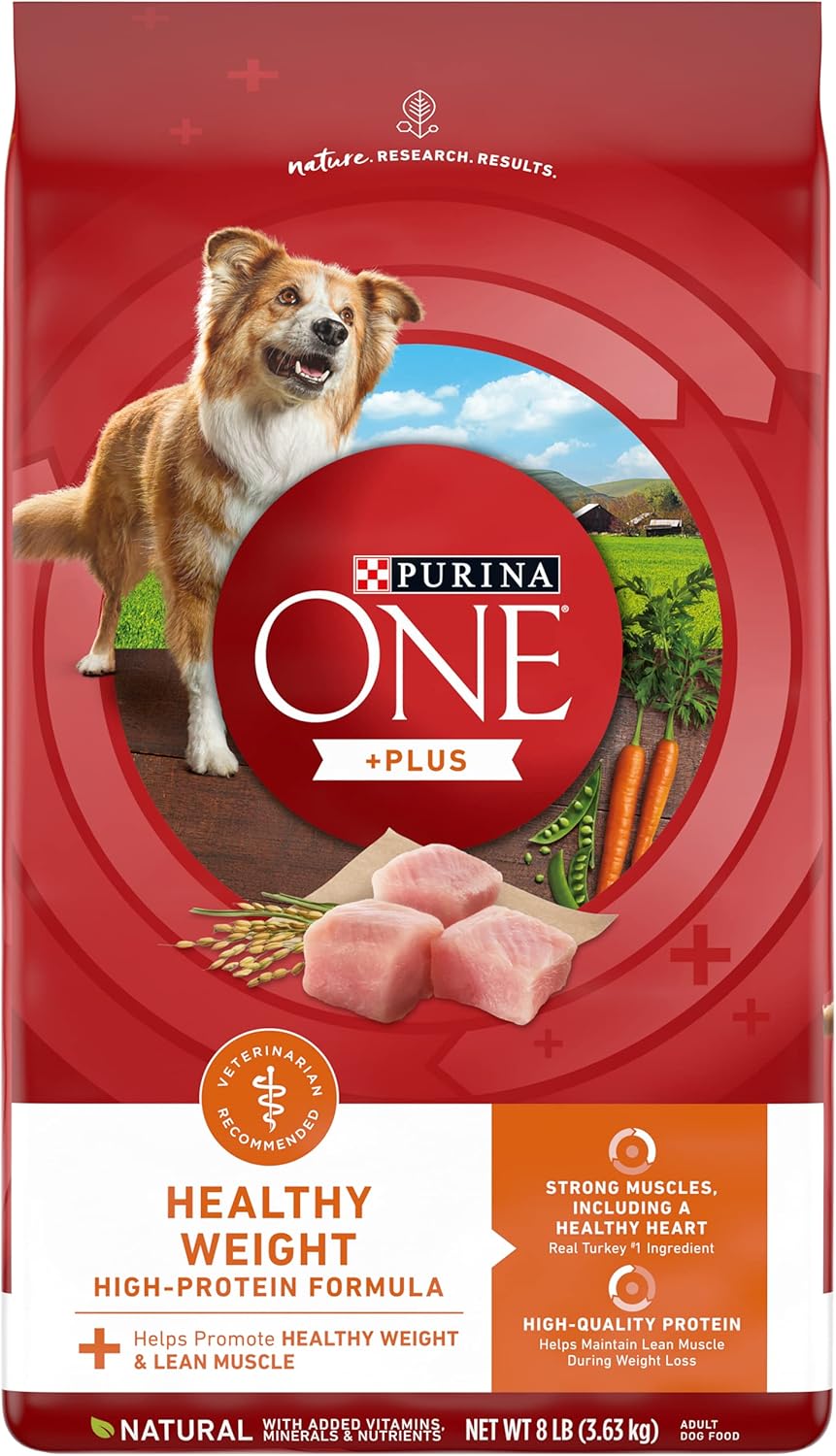 Purina ONE Plus Healthy Weight High-Protein Dog Food Dry Formula - 8 lb. Bag