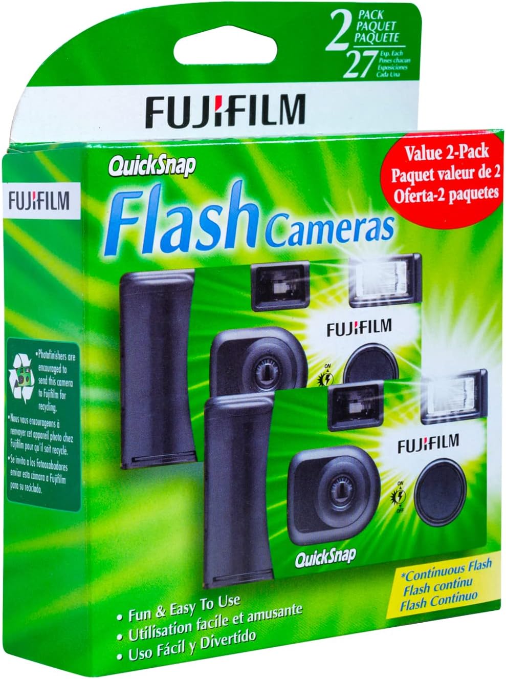 Fujifilm QuickSnap Flash 400 One-Time-Use Camera - 2 Pack-4