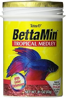 Tetra 16838 BettaMin Flakes, 0.81-Ounce,Blacks & Grays