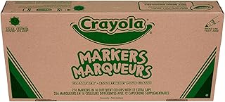 Crayola Broad Line Markers Classpack (256 Ct), Bulk School Supplies For Teachers, Kids Markers For School, Classroom Must Have