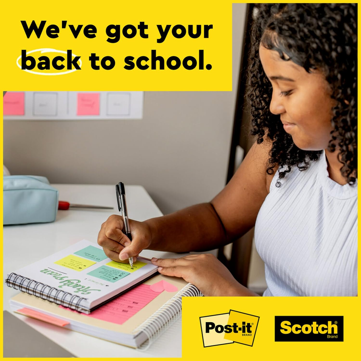 Post-it Super Sticky Notes, 4x6 in, 5 Pads, 2x the Sticking Power, Canary Yellow, Recyclable-9