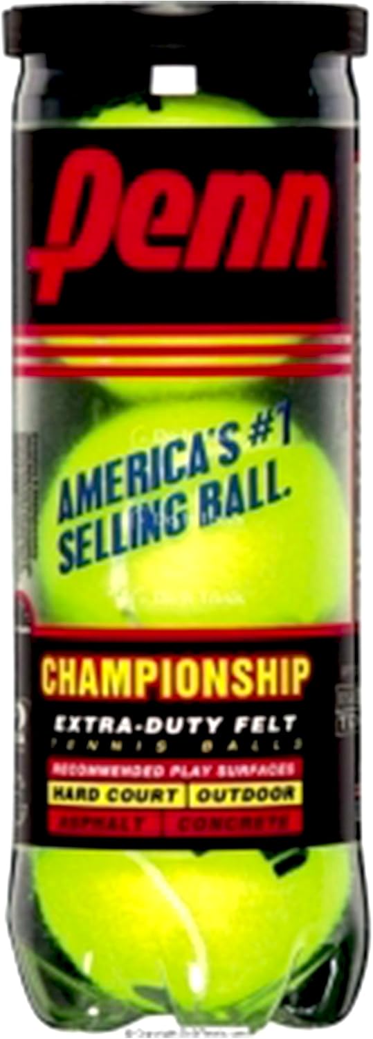 Penn Championship Tennis Balls - Extra Duty Felt Pressurized Tennis Balls-0