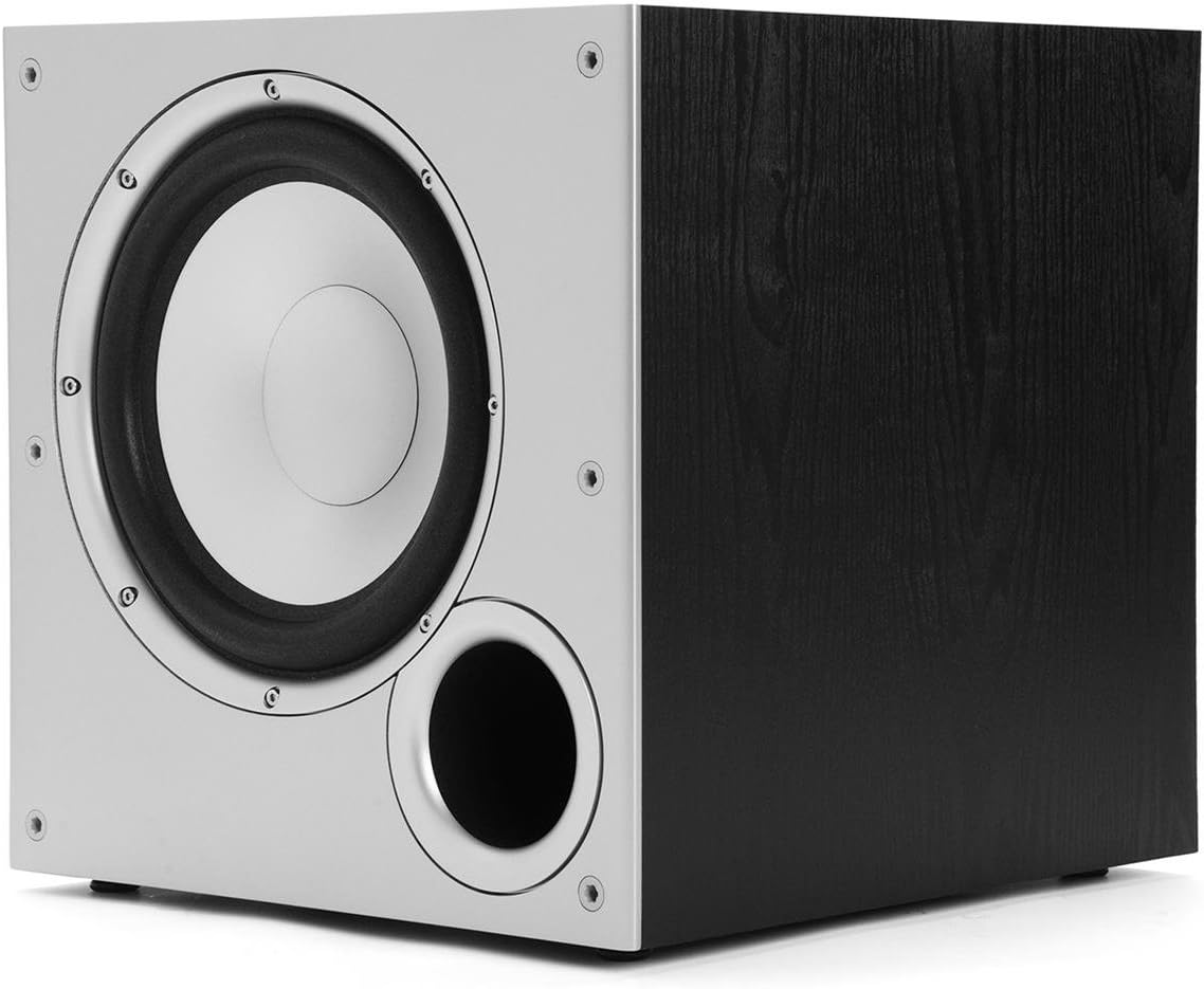 Polk Audio PSW10 10" Powered Subwoofer – Power Port Technology, Up to 100 Watts, Big Bass in Compact Design, Easy Setup with Home Theater Systems, Timbre-Matched with Monitor & T-Series Polk Speakers-0