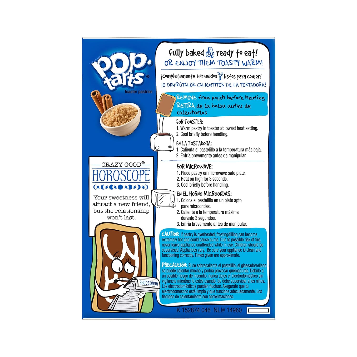 Pop-Tarts Breakfast Toaster Pastries, Frosted Brown Sugar Cinnamon Flavored, 14 oz (8 Count)-6