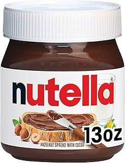 Nutella Hazelnut Spread With Cocoa For Breakfast, 13 Oz Jar