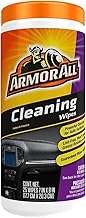 Armor All Car Interior Cleaner Wipes, Car Interior Cleaning Wipes for Dirt and Dust in Cars, Trucks and Motorcycles, 25 Count