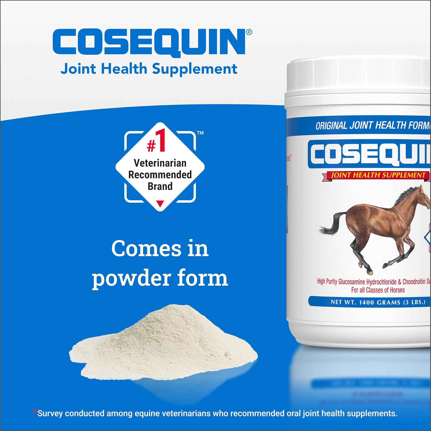 Nutramax Cosequin Original Joint Health Supplement for Horses - Powder with Glucosamine and Chondroitin, 1400 Grams-7