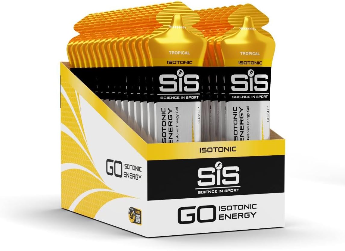 Science in Sport Go Isotonic Energy Gel, Tropical, 60 ml, Pack of 30-0