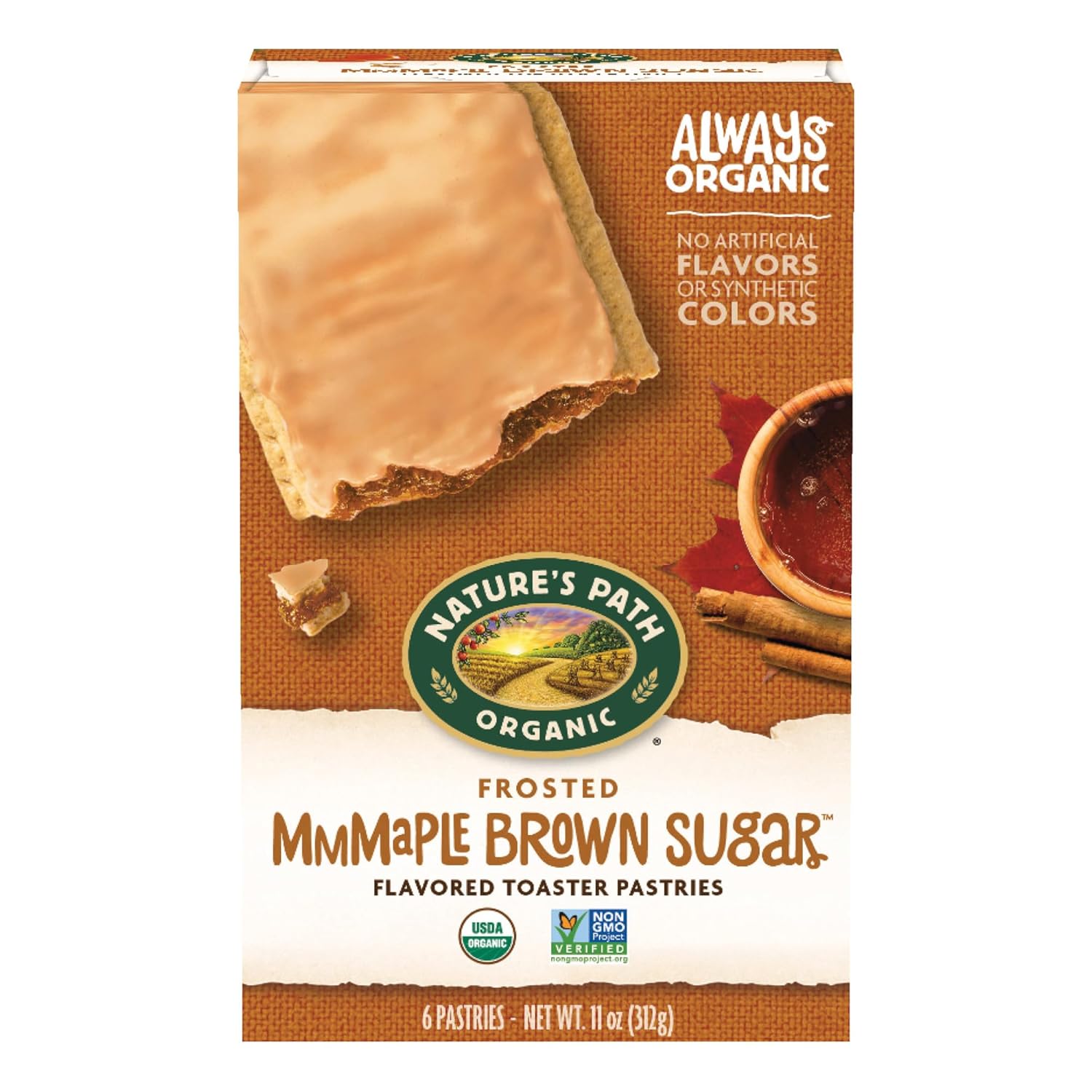 Nature’s Path Organic Frosted Mmmaple Brown Sugar Toaster Pastries, 11 Ounce (Pack of 12), Non-GMO-0