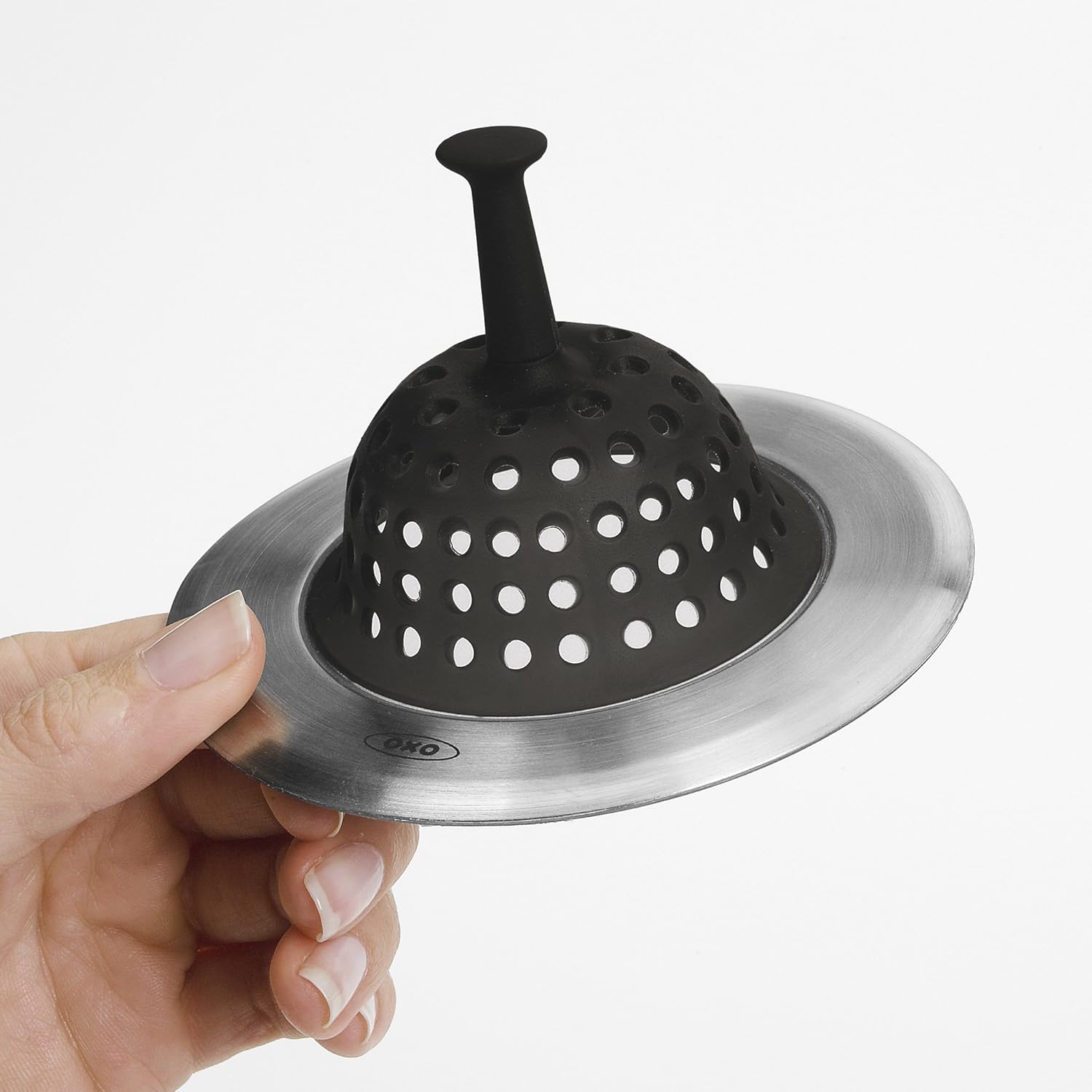 OXO Good Grips Silicone Sink Strainer, Black-3