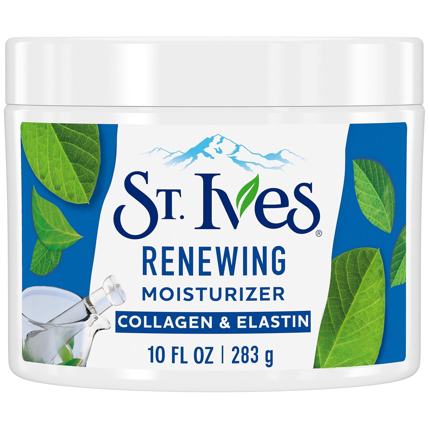 St. Ives Face Moisturizer Cream, Collagen and Elastin, Renewing Facial Moisturizer for Women, Paraben Free, Dermatologist Tested Daily Moisturizing for Dry Skin Cruelty Free, 10 oz-0