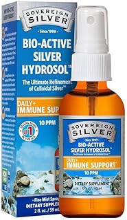 Sovereign Silver Bioactive Silver Hydrosol 10 PPM Fine Mist Spray, 2 oz.