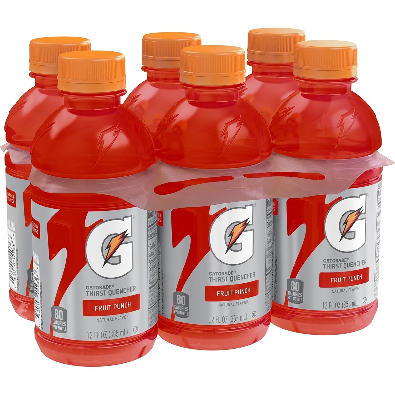 Gatorade Thirst Quencher Sports Drink, Fruit Punch, 12oz Bottles, 6 Pack, Electrolytes for Rehydration-0