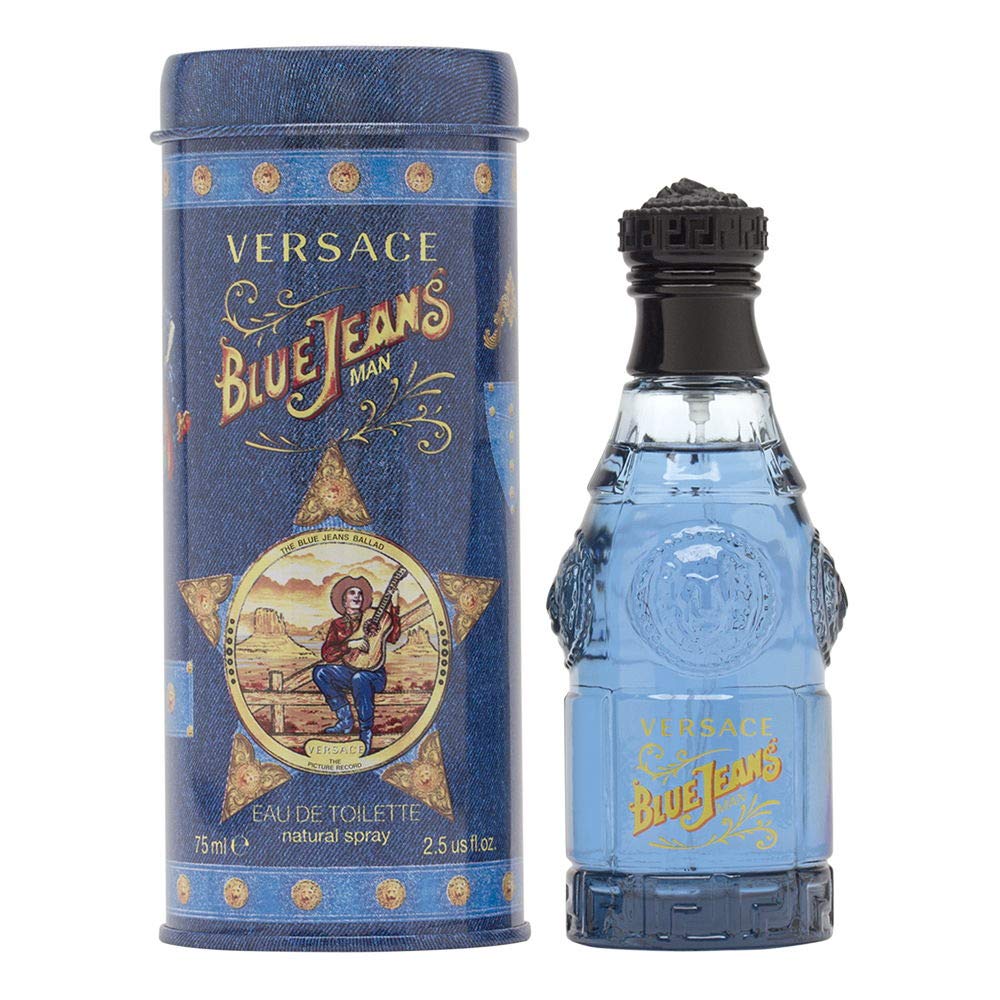 Blue Jeans by Versace for Men 2.5 oz Eau de Toilette Spray-0