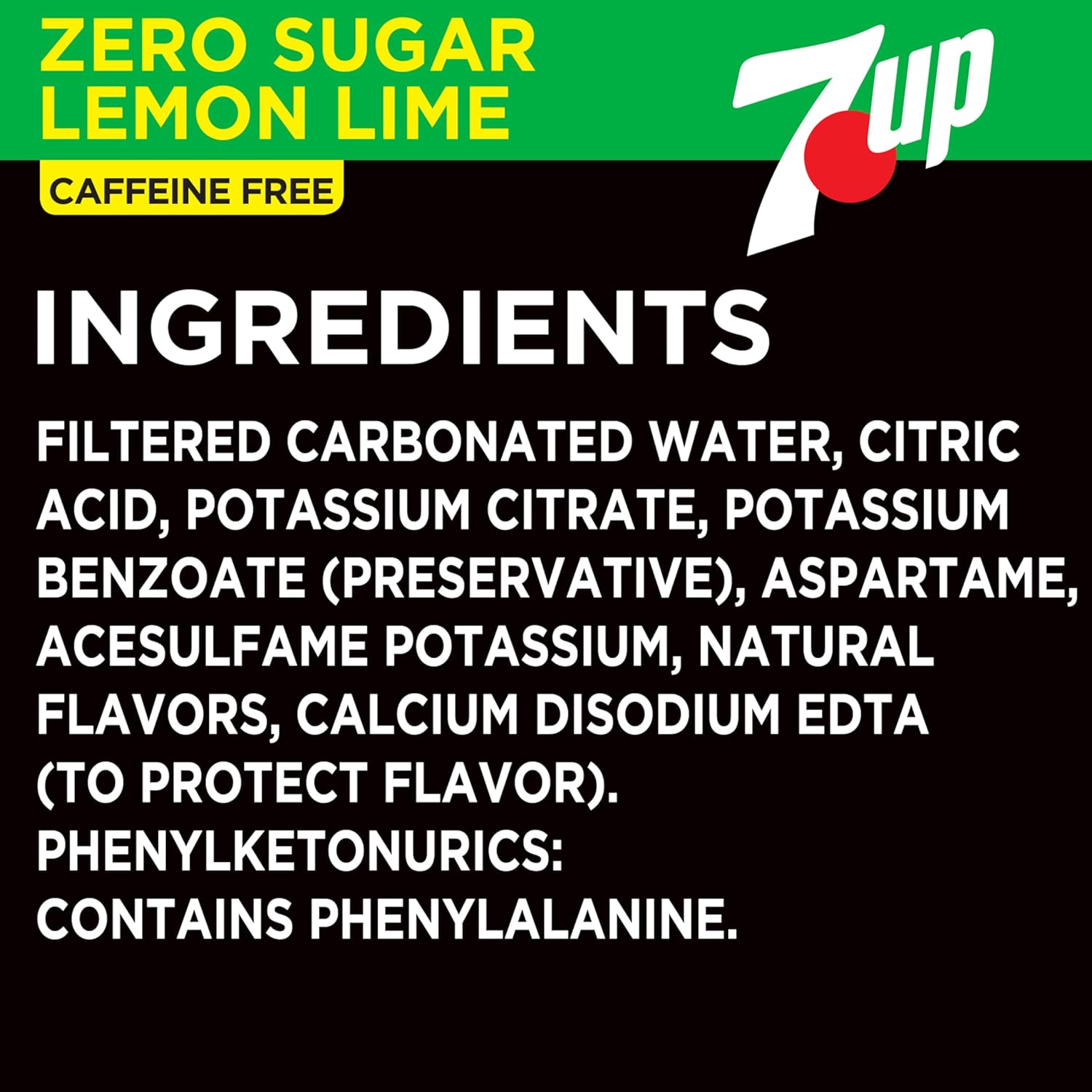 7UP Zero Sugar Lemon Lime Soda, 12 fl oz cans (Pack of 12)-5