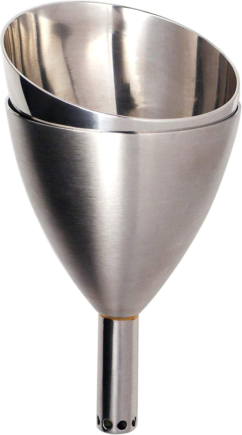 Rabbit Wine Aerator Shower Funnel with Sediment Strainer, Stainless Steel-0