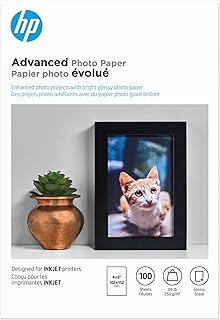 HP Advanced Photo Paper, Glossy, 4x6 in, 100 sheets (Q6638A)