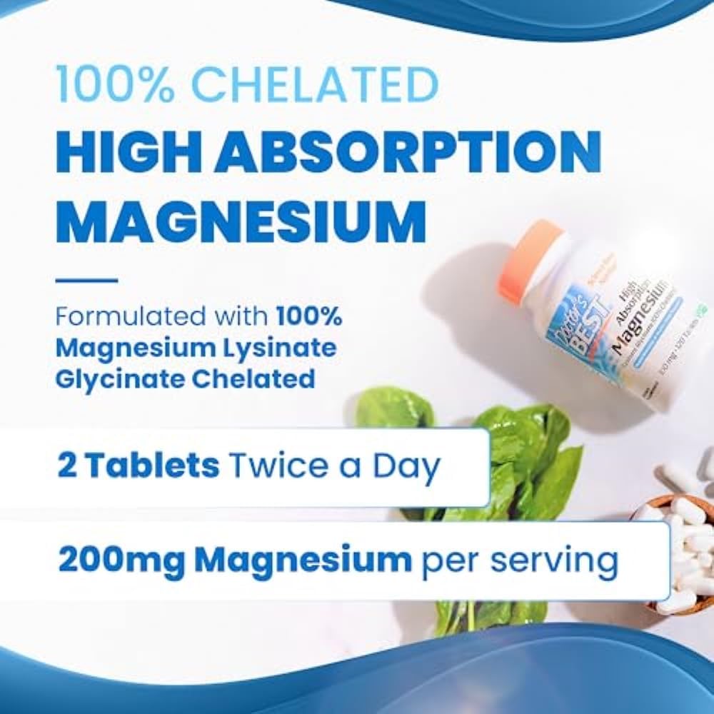 Doctor's Best High Absorption Magnesium Glycinate Lysinate, 100% Chelated, Non-GMO, Vegan, Gluten & Soy Free, 100 mg, 240 Count-3