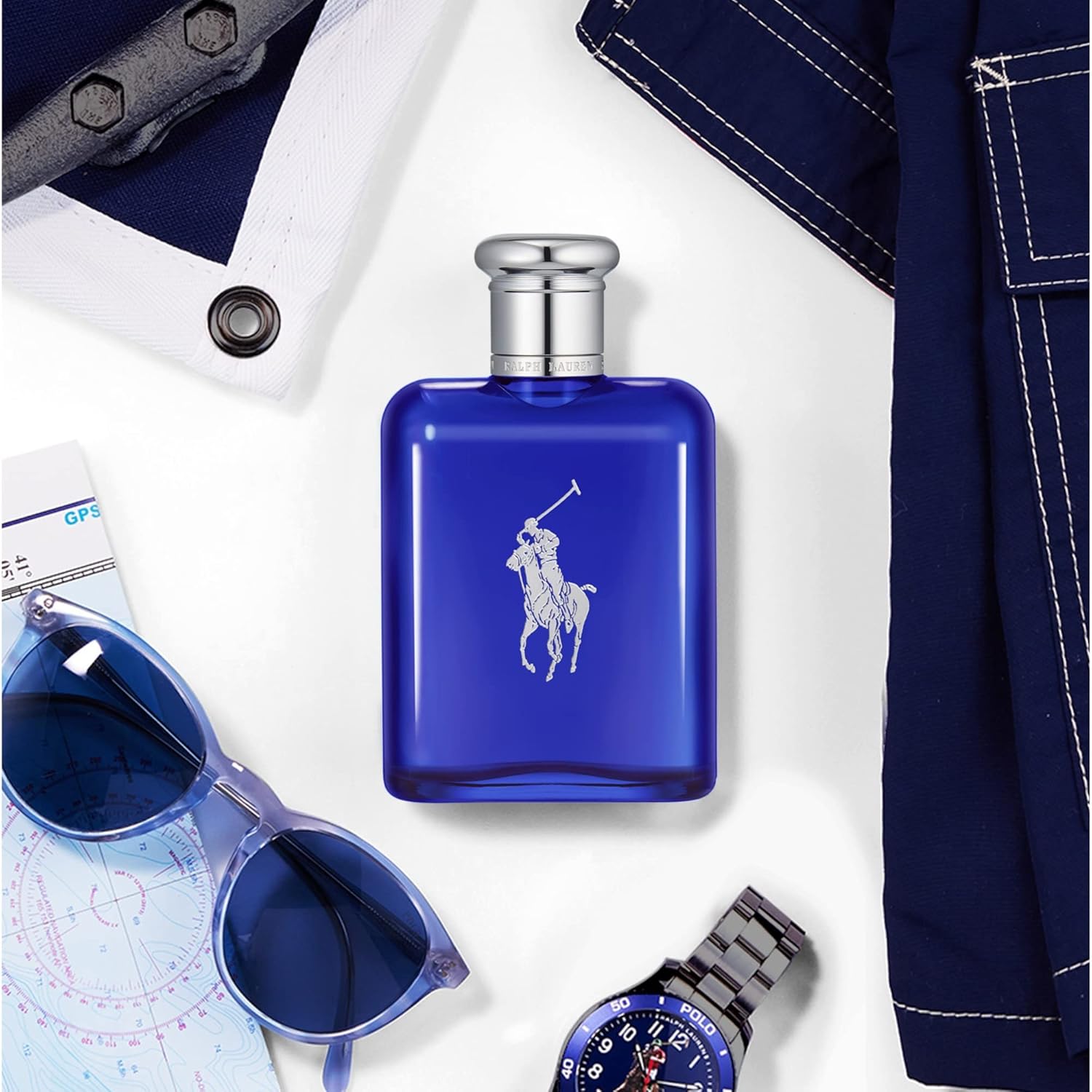 Ralph Lauren - Polo Blue - Eau de Toilette - Men's Cologne - Aquatic & Fresh - With Citrus, Sage, and Suede - Medium Intensity-4