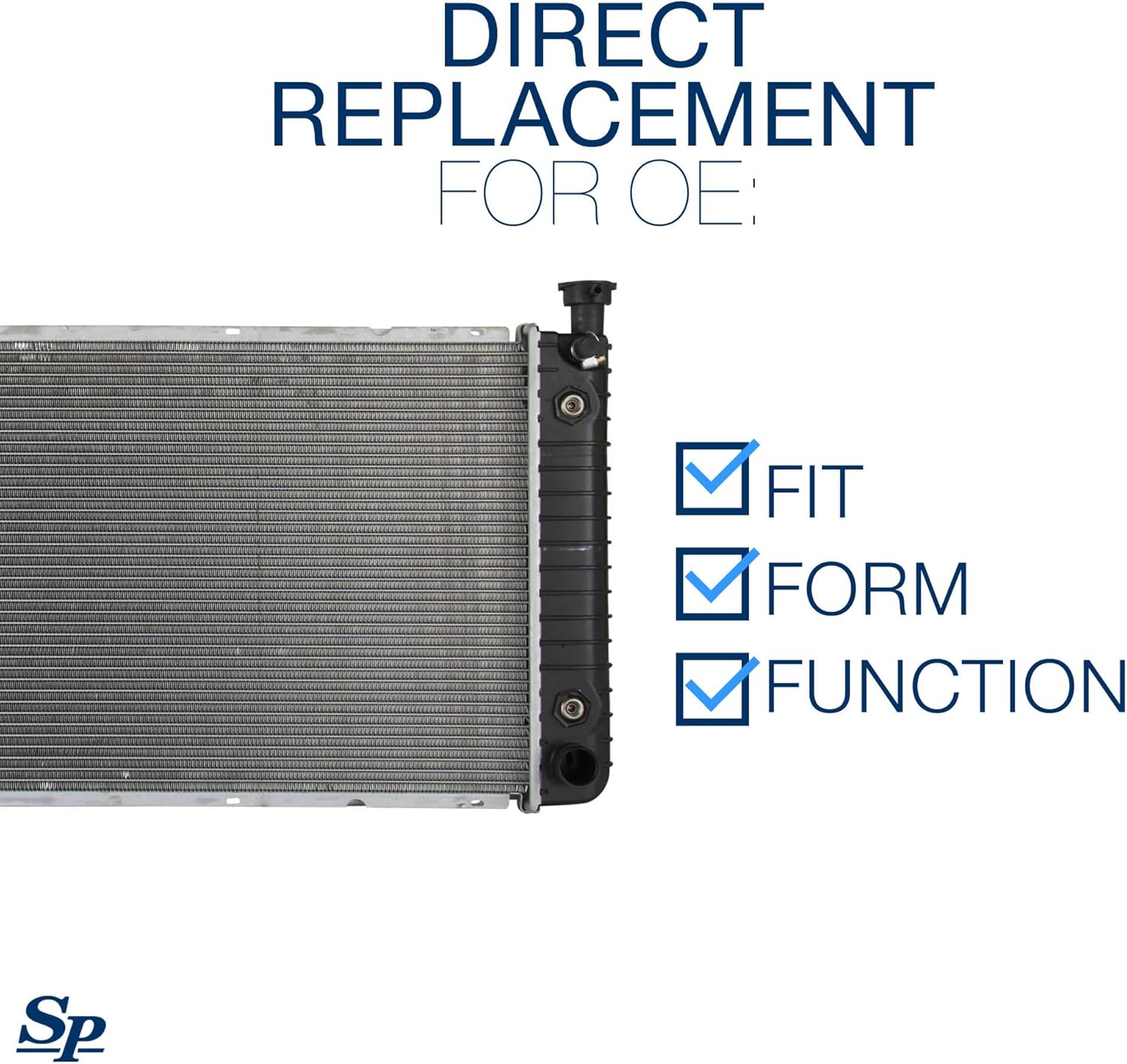 Spectra Premium CU1693 Radiator, with EOC and TOC, Compatible With Chevrolet and GMC-3