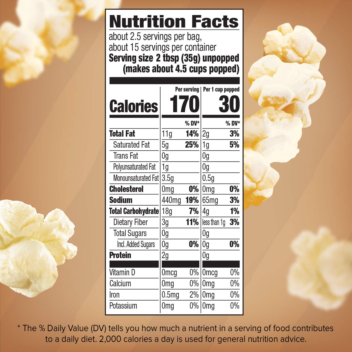 Orville Redenbacher’s Naturals Simply Salted Microwave Popcorn, Gluten Free, 6 Count Popcorn Bags (6 Boxes)-6