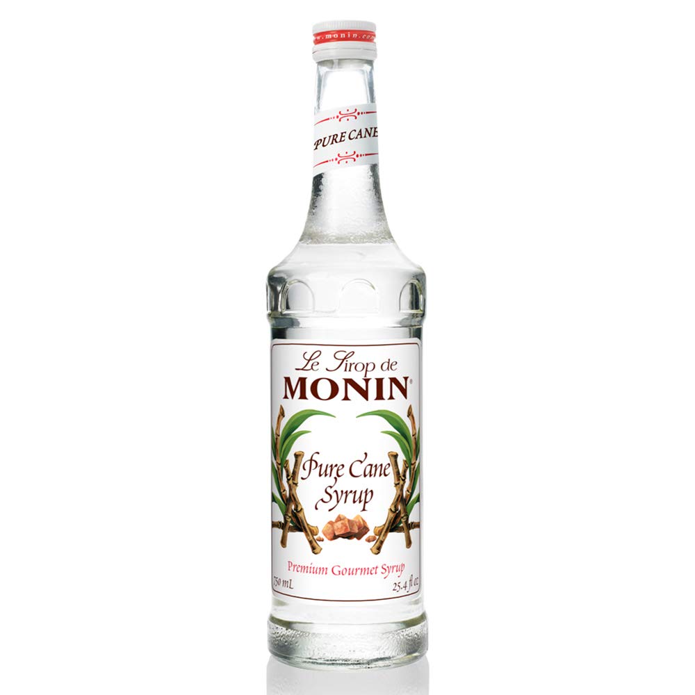 Monin - Pure Cane Syrup, Pure and Sweet, Great for Coffee, Tea, and Specialty Cocktails, Gluten-Free, Non-GMO (750 ml)-0