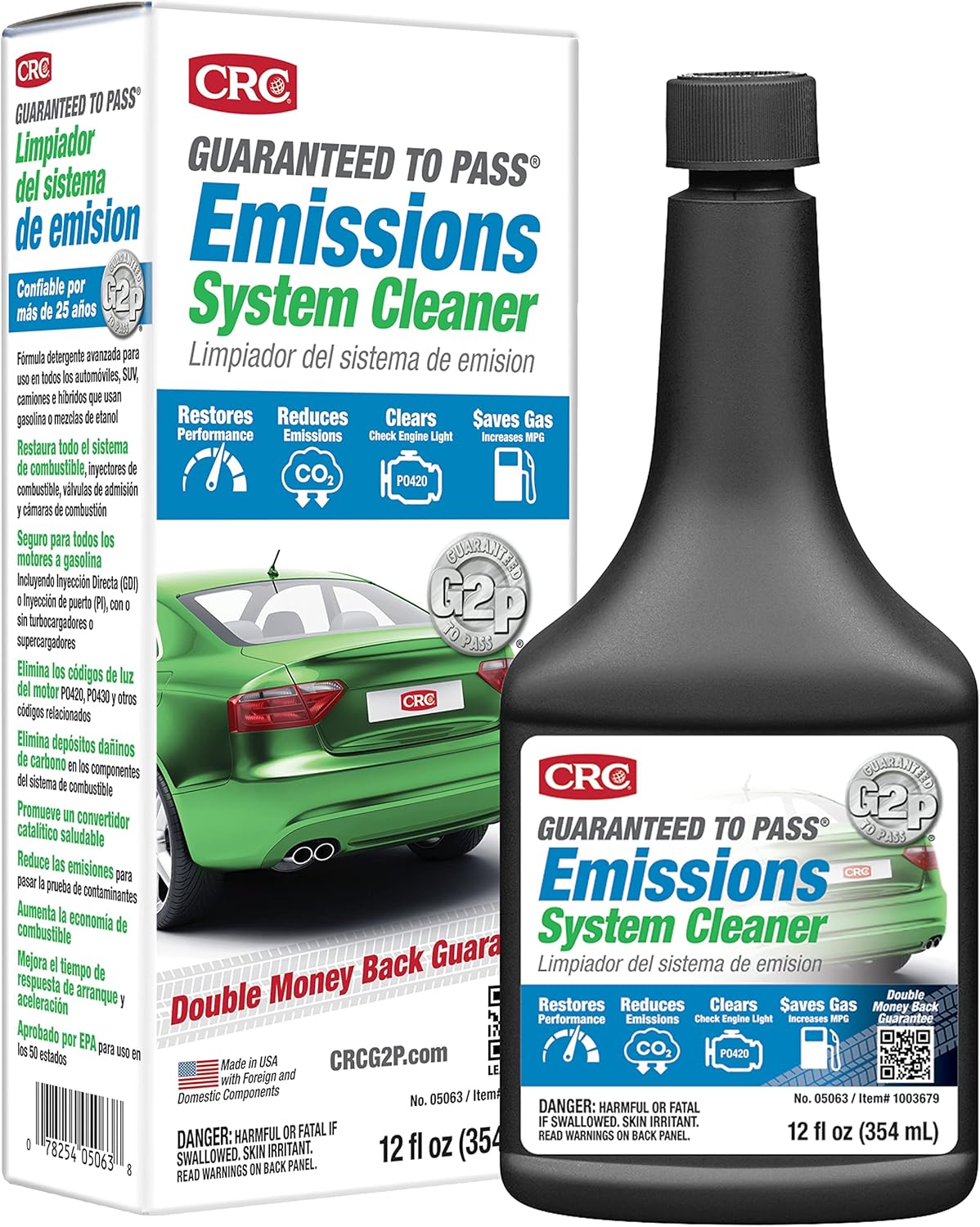 CRC Guaranteed to Pass Emissions Test Formula, 12 Fluid Ounce-0