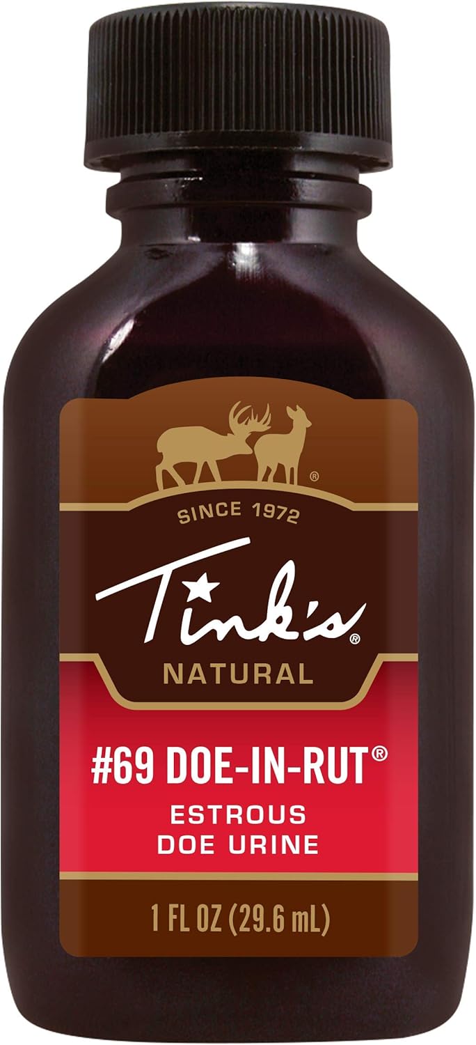 Tink's Doe-in-Rut #69 Buck Lure 1 oz., Brown-0