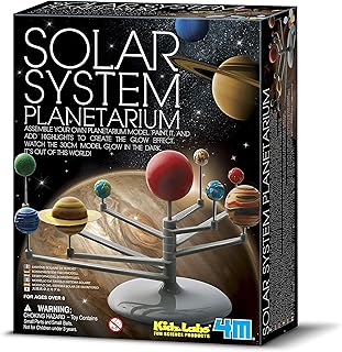 4M Solar System Planetarium - DIY Glow In The Dark Astronomy Planet Model Stem Toys Gift for Kids & Teens, Girls & Boys, Model:3427