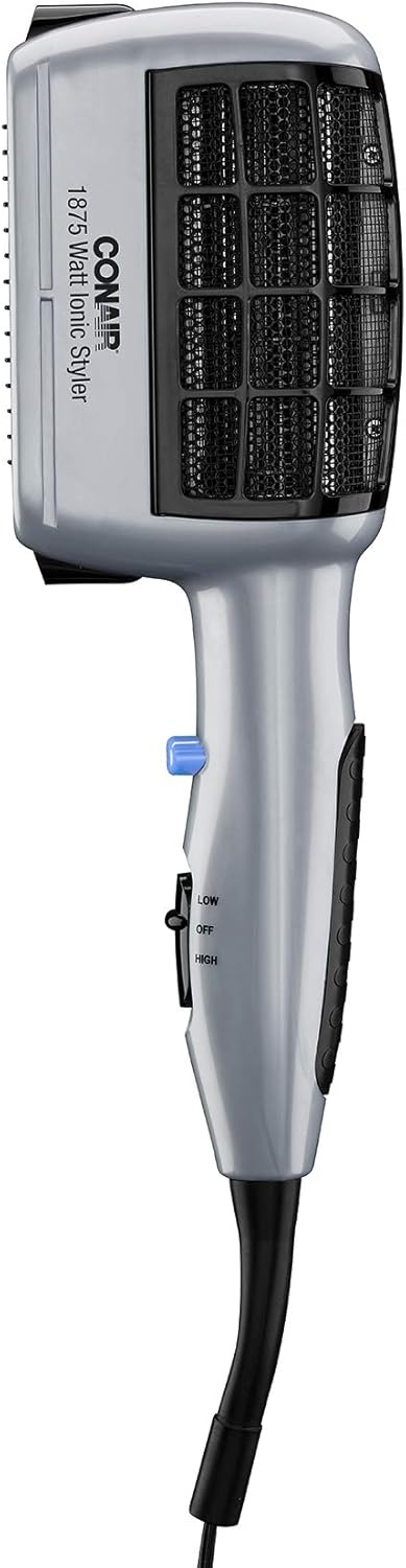 Conair 3-in-1 Styling Hair Dryer, 1875W Hair Dryer with Ionic Technology and 3 Attachments-6