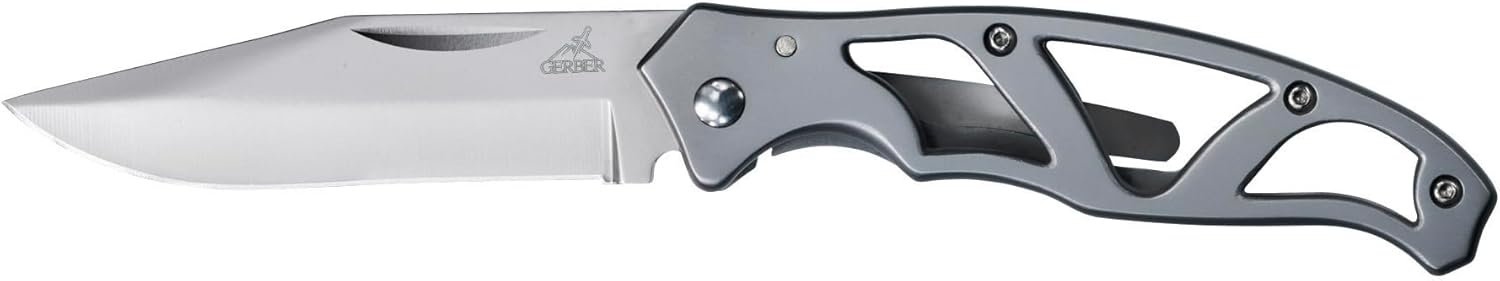 Gerber Paraframe Mini Pocket Knife - 2.2 Inch Plain Edge Stainless Steel Folding Knife for EDC Gear and Equipment-0