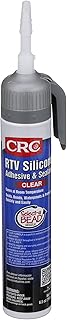 CRC RTV Silicone Sealant 14055 – 6.5 Wt Oz., Clear, General Purpose Barely Visible Gasket Sealant