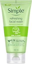 Simple Kind to Skin Refreshing Facial Wash Gel ,150 ml (5 Ounce)