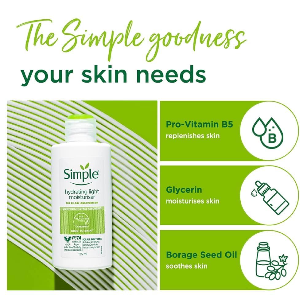 Simple Kind To Skin Hydrating Light Moisturiser 125 ml by Simple-5