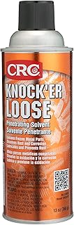 CRC Knock’er Loose Penetrating Solvent 03020 – [Reddish] 13 WT. Oz., Industrial Grade Penetrating Solvent and Lubricant