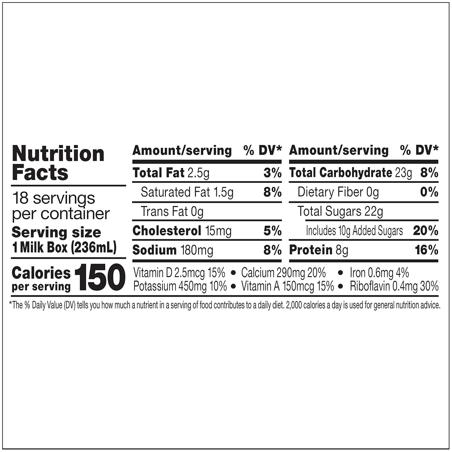 Horizon Organic Shelf-Stable 1% Low Fat Milk Boxes, Chocolate, 8 oz., 18 Pack-6