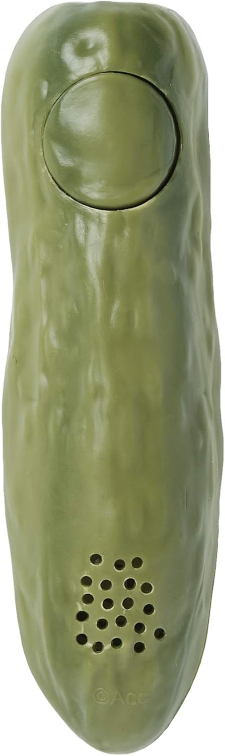 Archie McPhee Yodeling Pickle: A Musical Toy, Fun for All Ages, Great Gift, Hours of Mindless Entertainment, Multi-colored-1