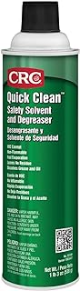 CRC Quick Clean Safety Solvent And Degreaser 03180 – 19 WT OZ, Clear, Aerosol Cleaner - Industrial Cleaners And Degreasers