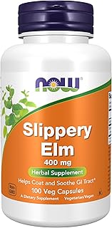 NOW Foods Slippery Elm 400mg 100 Capsules